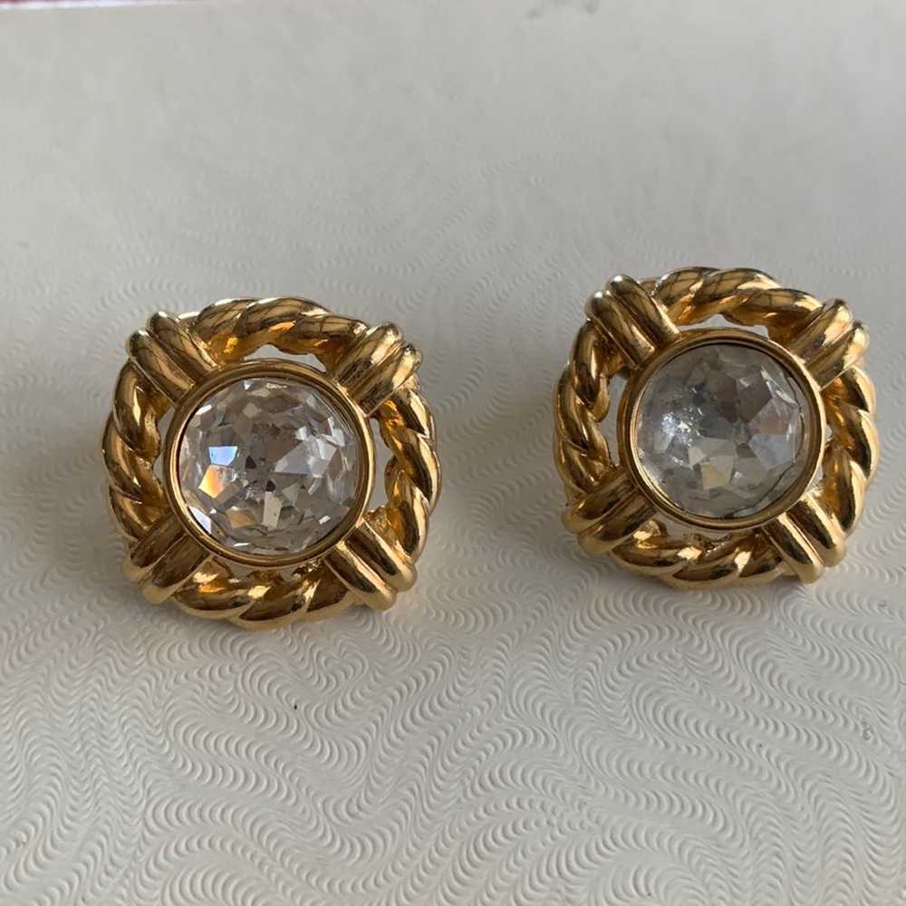 Vintage Swarovski crystal earrings